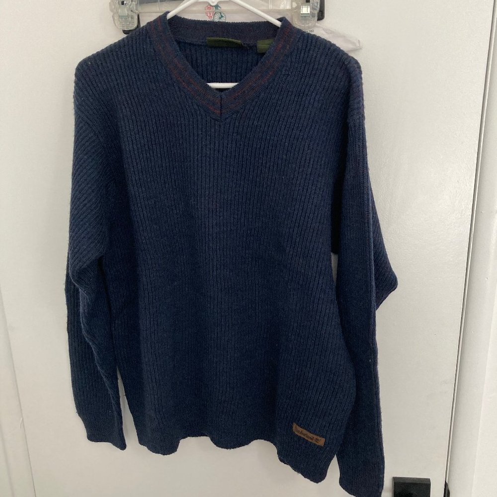 Vintage Timberland Men's 100% Wool Sweater